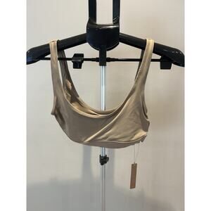 NWT Skims Tank Bikini Top in Desert Size S